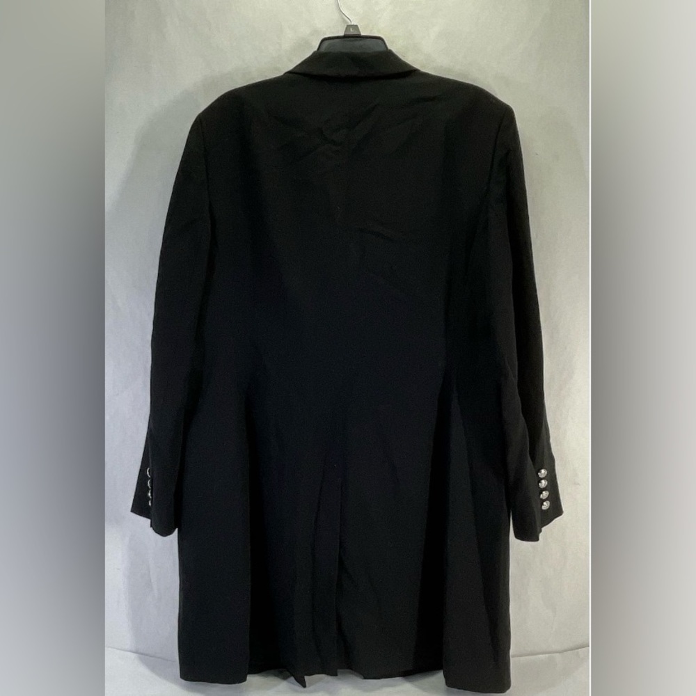Vintage 90’s Ralph Lauren Elegant Black Blazer 100% Wool with Embroidered Crest - Picture 5 of 12